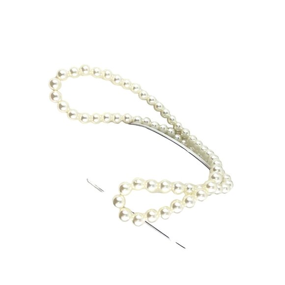 Zara Elegant White Pearl Necklace Timeless Strand For Women Classic Design - Picture 10 of 10